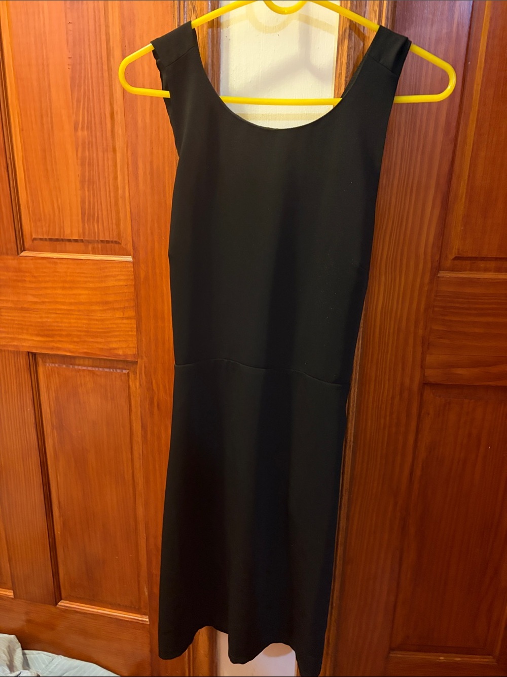 LOFT Black Midi Sheath Dress